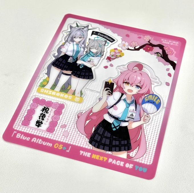 C107のセット用に作った立体的になれるクリアカード