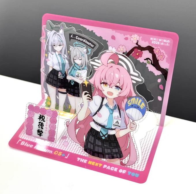 C107のセット用に作った立体的になれるクリアカード