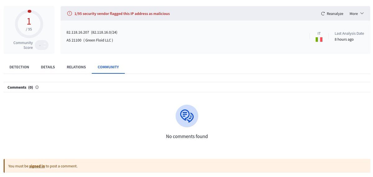 malwrhunterteam's tweet image. Another &quot;approve&quot; related FUD on VT sample: 46ccbfc563eb008029e907807597295b6b4f813eeeebb078e31ff17839154a46
From: https://approveis[.]info/bVfrH7.png
82.118.16[.]207 - seen already, but still only 1 detection on VT...
🤷‍♂️