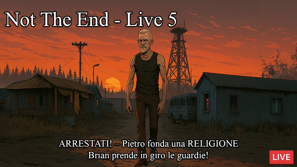 Gudo29's tweet photo. Not The End - Live 5 | Il Primo Comandamento di Pietro Baiardo - Eretici alla Sbarra! https://t.co/PyTelqwpWZ https://t.co/FcmDHw3ido