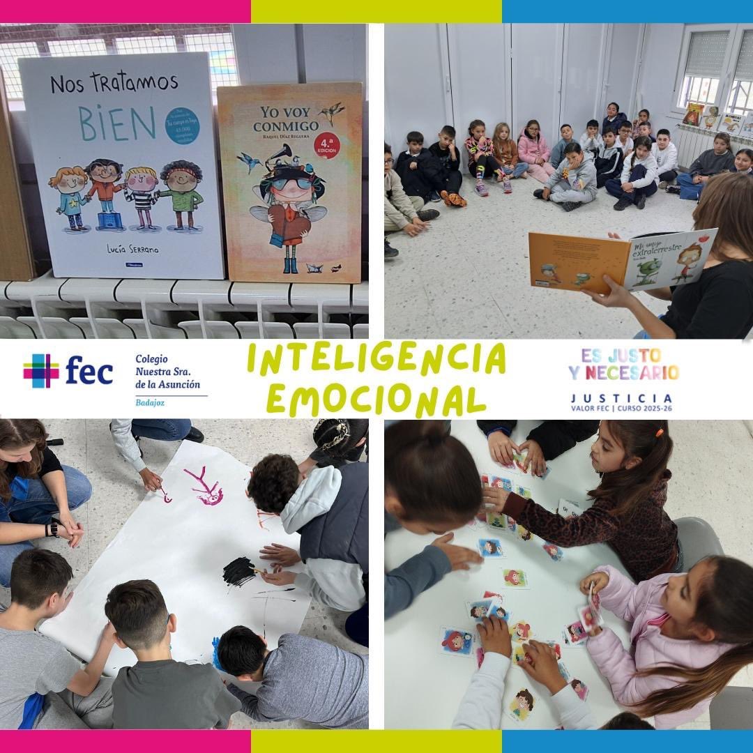 😊💛 ¡Taller de Educación Emocional!
 
Los alumnos de Primaria han participado en un taller de Educación Emocional de la mano de la Asociación Impara.
🌱🩷 Seguimos creciendo por fuera y... ¡Por dentro!
#ColegiosFec #NSA #LaAsunción #EducaciónEmocional #AprenderJugando