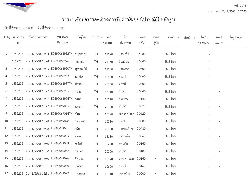WONDER__MARK's tweet photo. 📮แจ้งเลขพัสดุ รอบ 21/11/2025
ส่ง EMS ผ่านไปรษณีย์ไทย https://t.co/OGO0bLGGnR
-🧿Evil eyes ล๊อต 2 รอบพร้อมส่ง
-เครื่องรางเกาหลี เบี้ยแก้ รอบพร้อมส่ง
#WDM_Tracking
#WDM_Tracking
*มีอีก มีต่อ---------