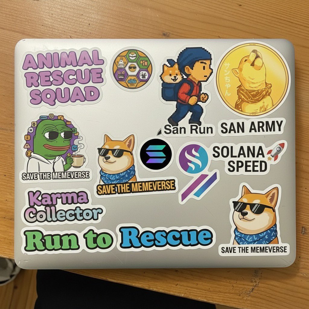 SanChanRun's tweet image. My laptop used to run apps.
Now it just runs the entire memeverse 😂

If your MacBook doesn’t look like this,
are you even bullish on Solana?