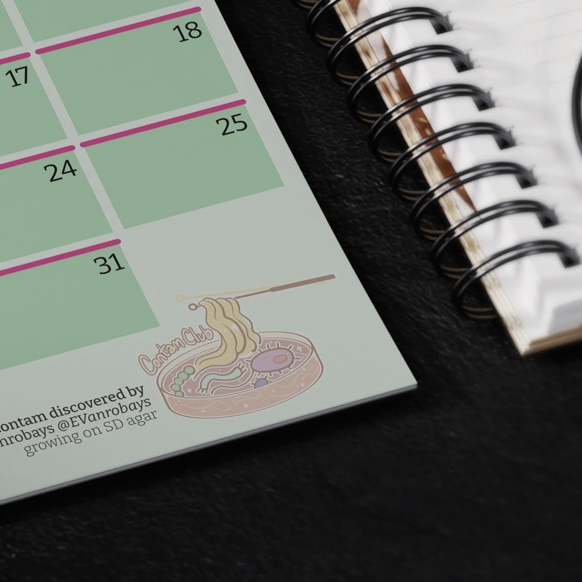 Look out for an exciting announcement later…. 👀 #ContamCalendar