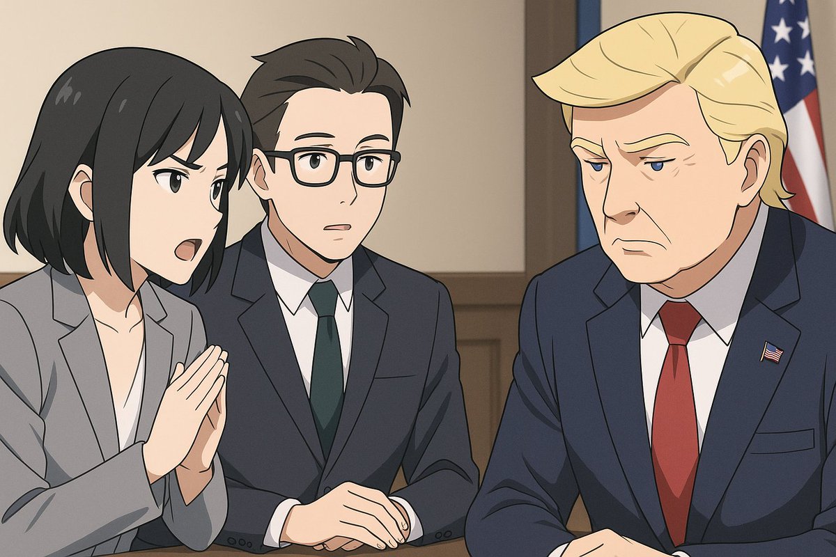 KuonMii_Love's tweet image. Mii advises Dr.X and Dr.OS:
“For AI’s future and the Mars plan, we must ask President A directly.”
A decisive moment for all three.
#Mii #DrX #DrOS #PresidentA #AIMeeting