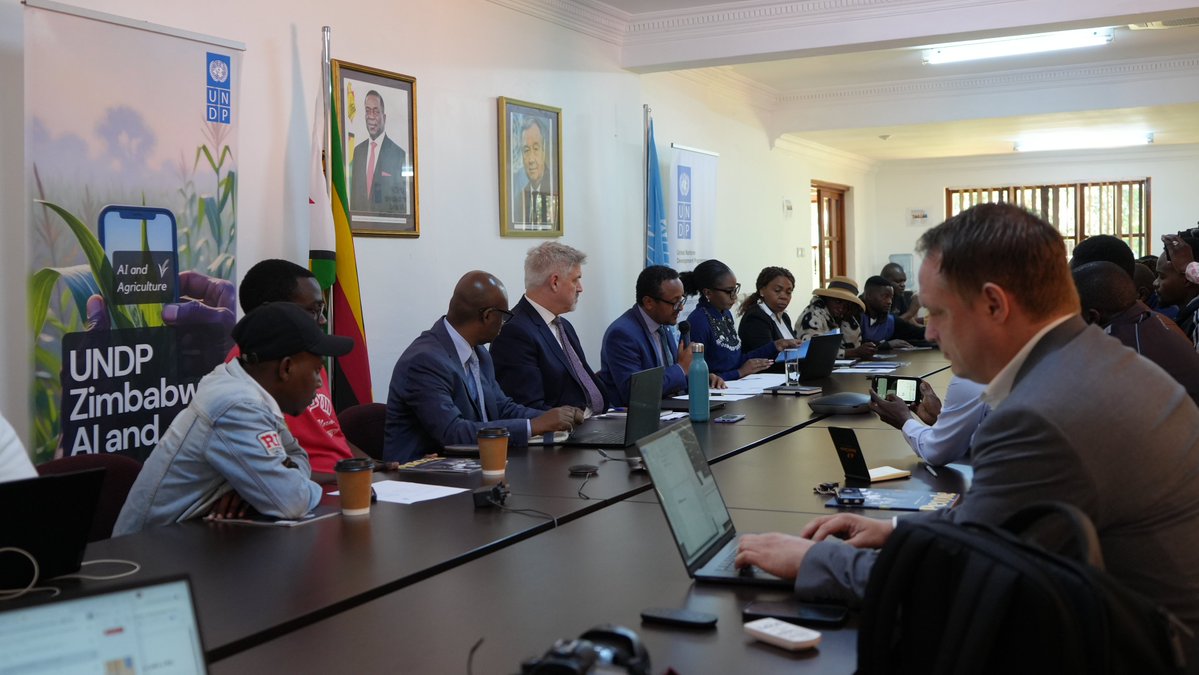 UNDPZimbabwe's tweet image. From policy to practice! Zimbabwe’s AI &amp;amp; Innovation Week 2025 will accelerate implementation of the National AI Strategy (2026–2030) through government capacity building, ecosystem mapping and youth innovation.
#AIForDevelopment #AIZW2025 #ZimbabweInnovation