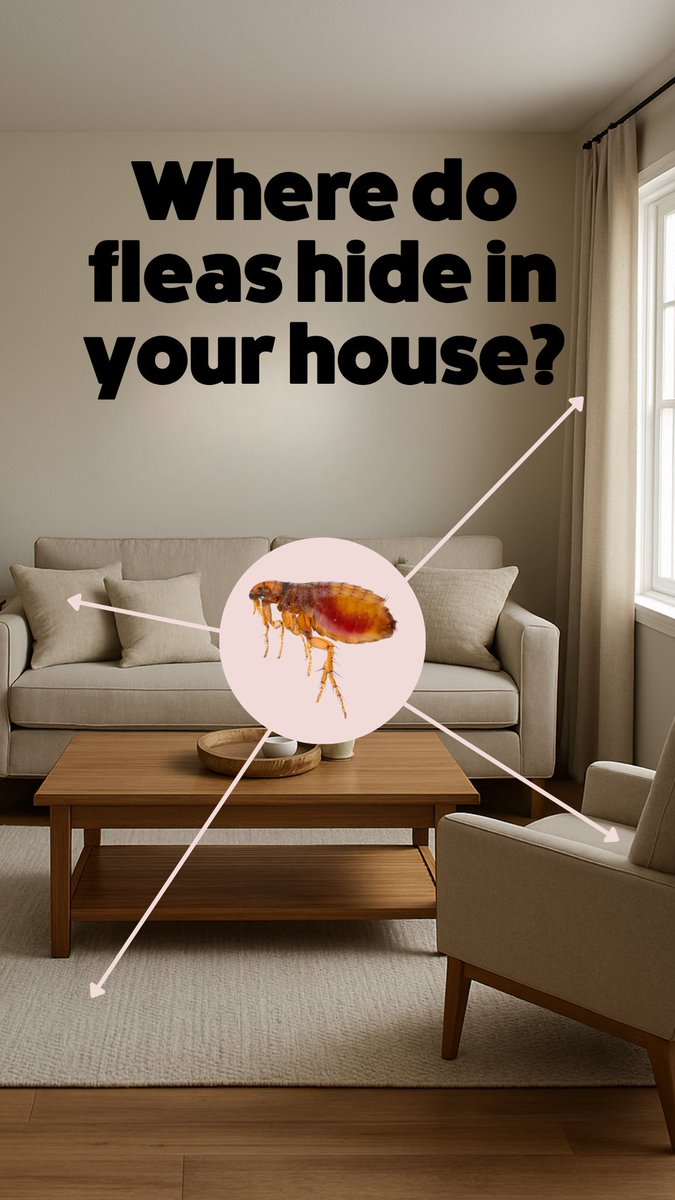 Where do fleas hide in your home? 🏡🫣 Find out here - itchpet.com/blog/post/wher…