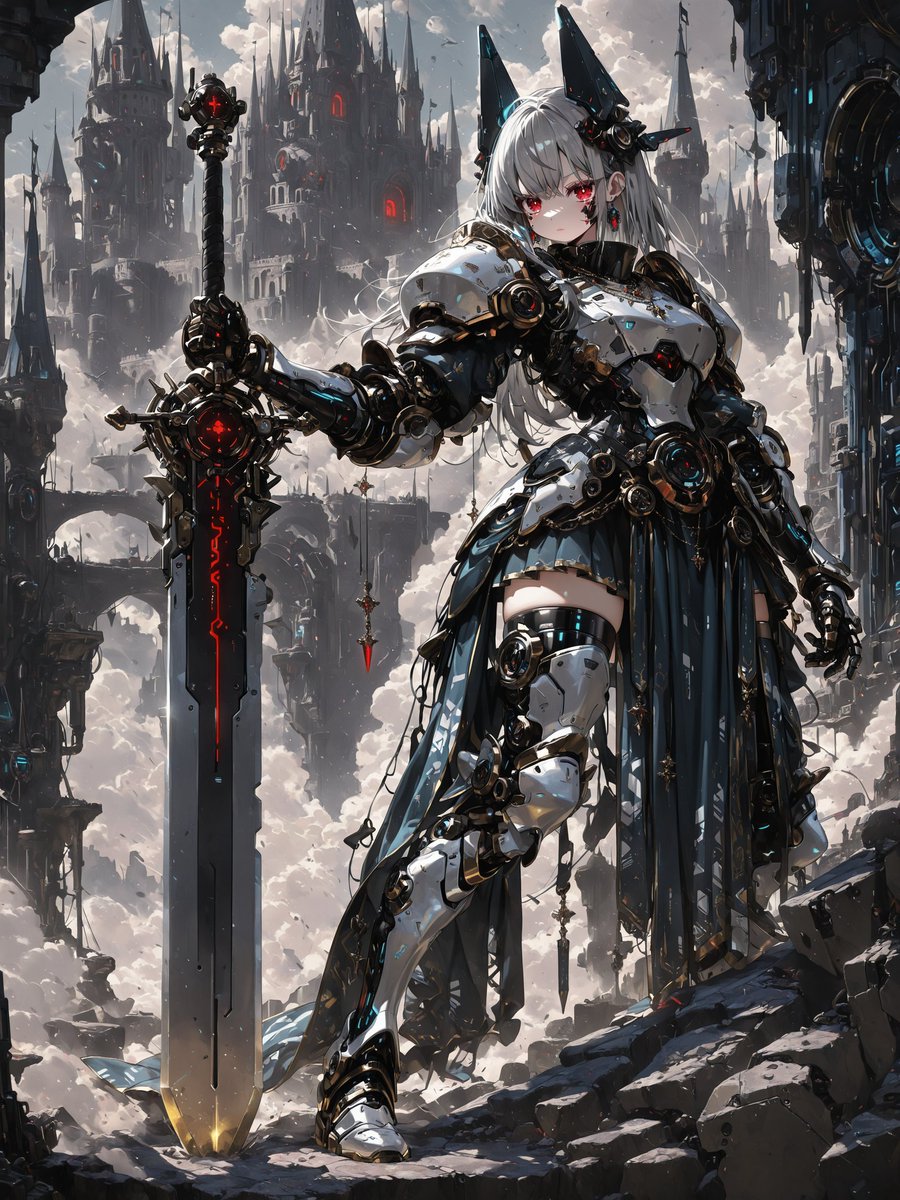 RAI_RAI_AI's tweet image. Cyborg Knight
#ComfyUI #AIart