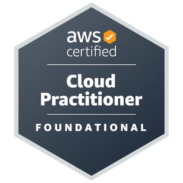 0x4A48's tweet image. Been quiet on here the last couple weeks… but I’m back with a boom! 💥

Just got my AWS Cloud Practitioner certification 💪

Not the most technical cert out there, but it gave me a solid overview of AWS services — useful for hybrid cloud or comparing possible setups 🔥