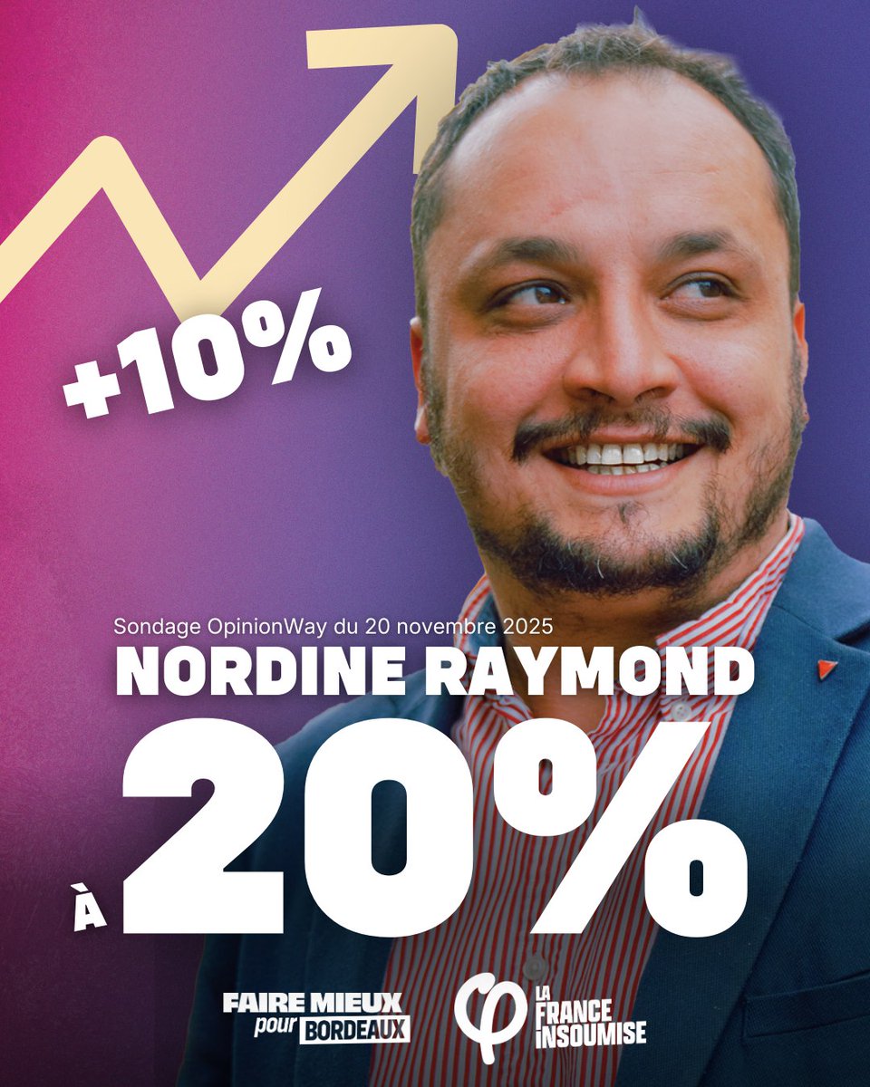 Enzo_Blanchard_'s tweet image. 💥 On va faire mieux pour #Bordeaux avec @Nordine_r !

🔥Pour en finir avec toutes les nuances de macronisme et rendre enfin Bordeaux abordable : rejoignez-nous !

Nous allons gagner !