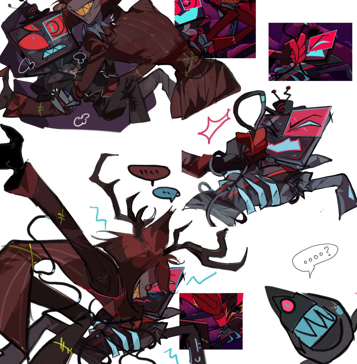 What are you doing？
🦌📺