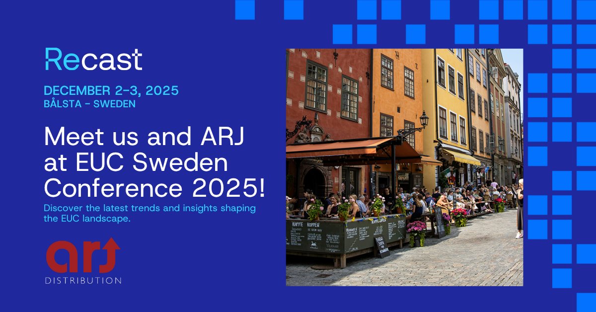 RecastSoftware's tweet image. We’re heading to EUC Sweden 2025 in Stockholm on Dec 2-3!

Join us to gain valuable insights on smarter application management, connect with our team, spark new ideas, and see how Recast is redefining modern application delivery — making it faster, smarter, and simpler.

🎓 Don&apos;t…