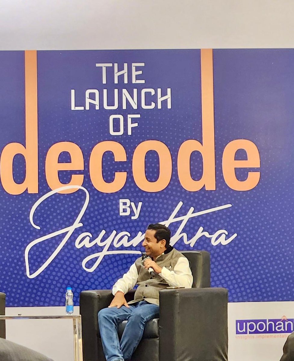 impactbyjay's tweet image. Thank you 120+ leaders, founders &amp;amp; #entrepreneurs who made the #DECODE  #BookLaunch unforgettable!

Grateful to Chief Guest Mr. @ckknaturals &amp;amp; panelists Mr. Arjun Prakash of @CoimbatoreTie  &amp;amp; Mr. @Upohan . Huge thanks to my amazing team—this journey is yours too!

#Leadership