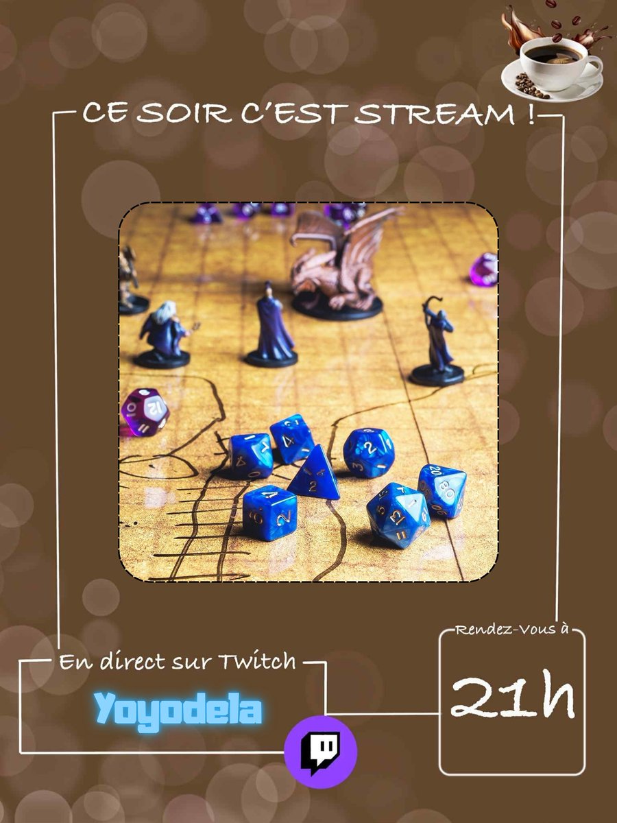 yoyodela1's tweet image. CE SOIR C'EST STREAM ! 

On lance le premier jeu de rôle de la chaîne !

"Les Mystères de Port-Libéré", session 1, c'est ce soir 21h sur la chaîne !