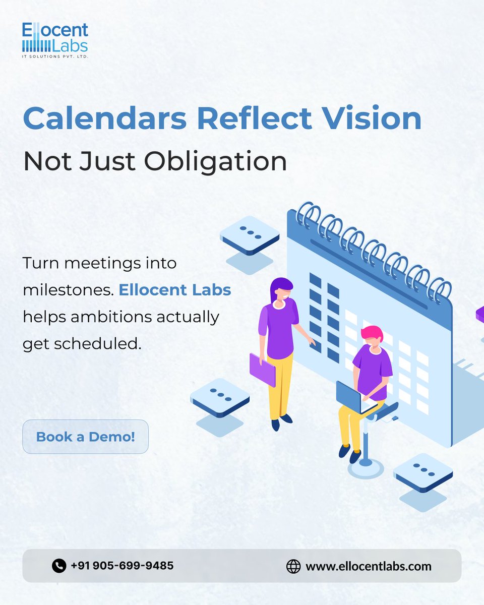 ellocent_labs's tweet image. Stop filling your schedule with busywork! Turn meetings into milestones.

Ellocent Labs helps ambitions actually get scheduled. Contact us now! 
🔗 ellocentlabs.com

#Productivity #BusinessTips #TimeBlocking #EllocentLabs