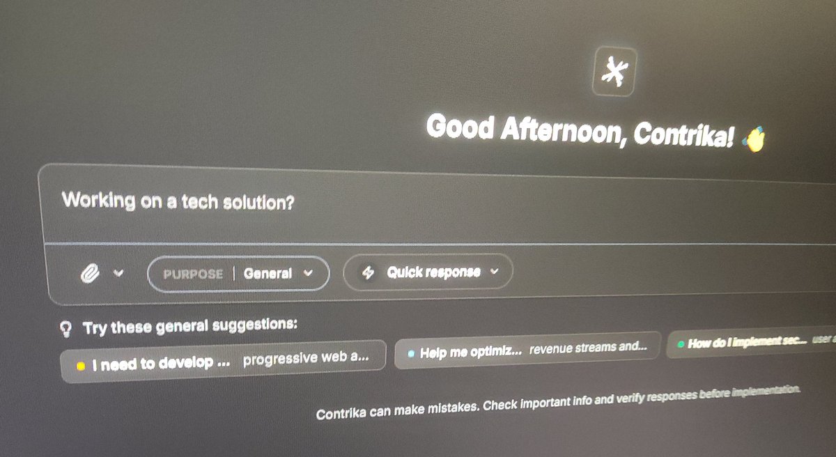 deepacodex's tweet image. Day 21 of building a Contrika AI  

✅ 109 on waitlist
✅ Fixed the some internal questions flows
✅ Added the mode selector in input box

Mode: How much detailed you want for your requests, so you can select easily