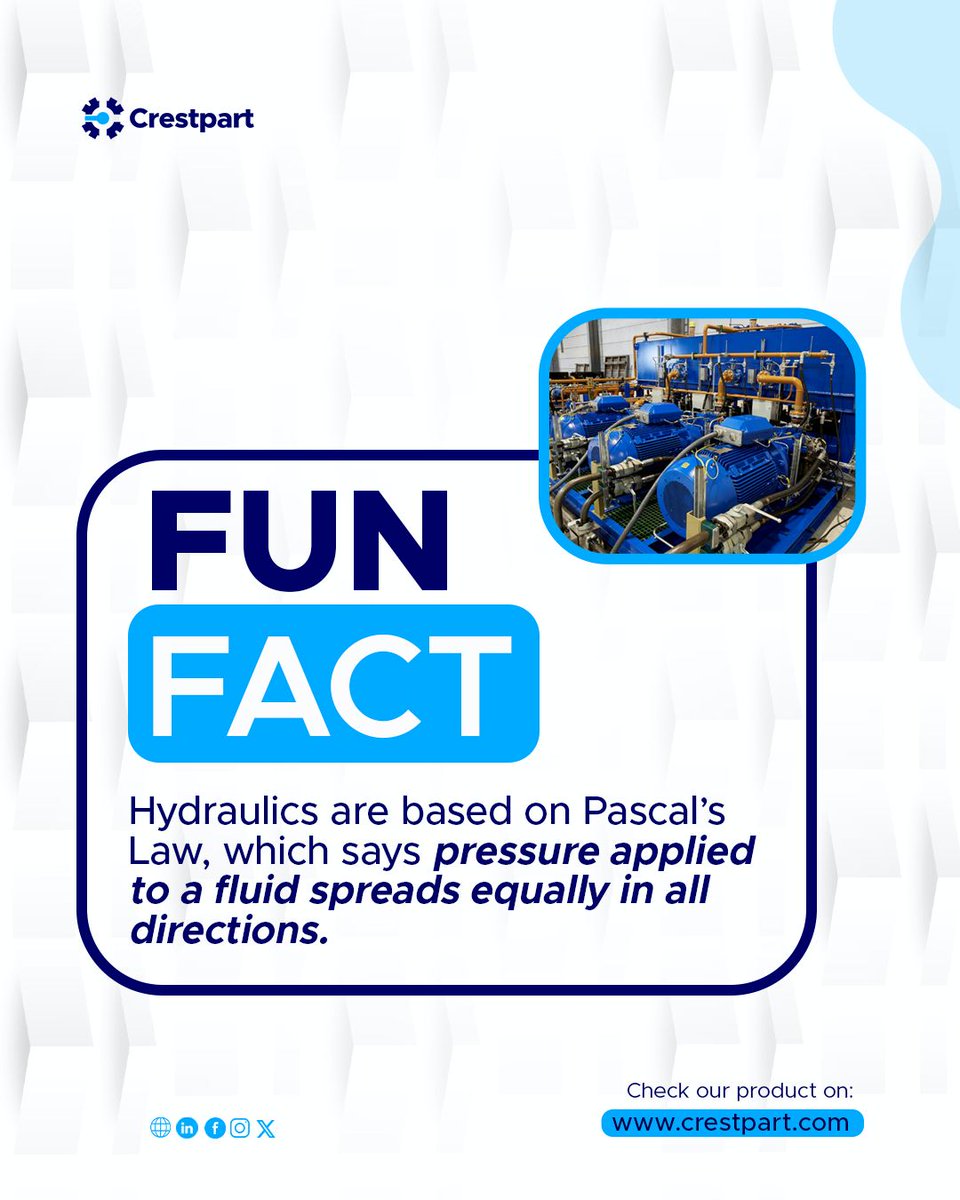 crestpartnigltd's tweet image. That’s why hydraulic systems can lift, push, and power heavy machines with ease. 

At Crestpart, we supply the right hydraulic solutions for smooth operations.

Contact us today!

#Crestpart #CrestpartNigeriaLimited #engineeringservices #Easywithme #Kwara #Cubanachiefpriest