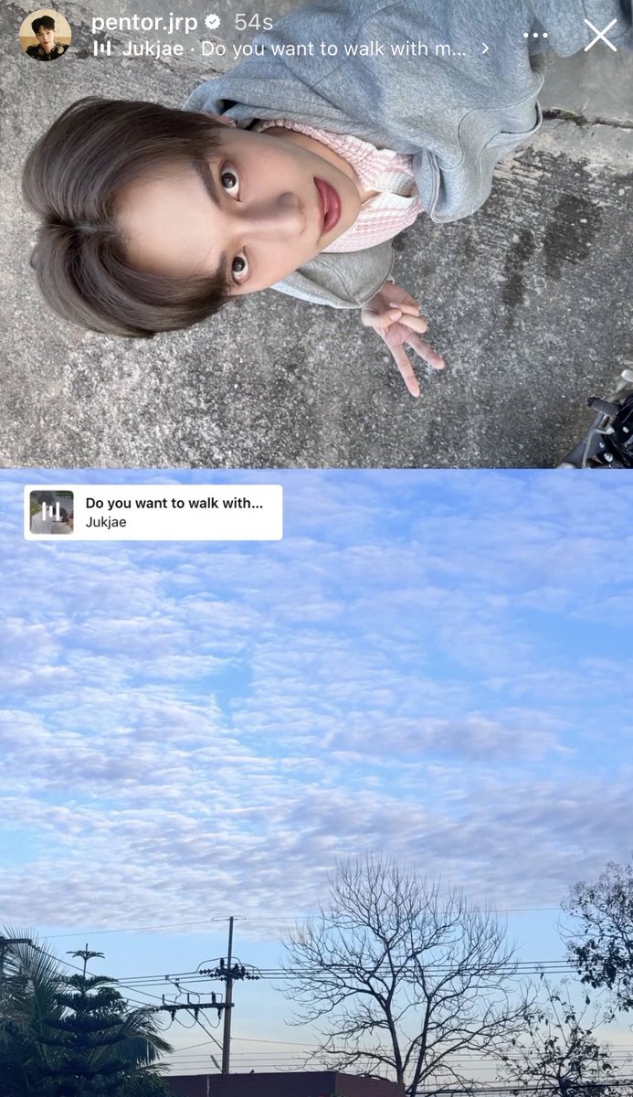 [🐰📸] 112125  #PENTOR IG story update

🎧 jukjae : do you want to talk with me ? 

#เป็นต่อ #펜떠 #PENTOR #Pentorjrp #杨斯维 #POLARIX #폴라릭스