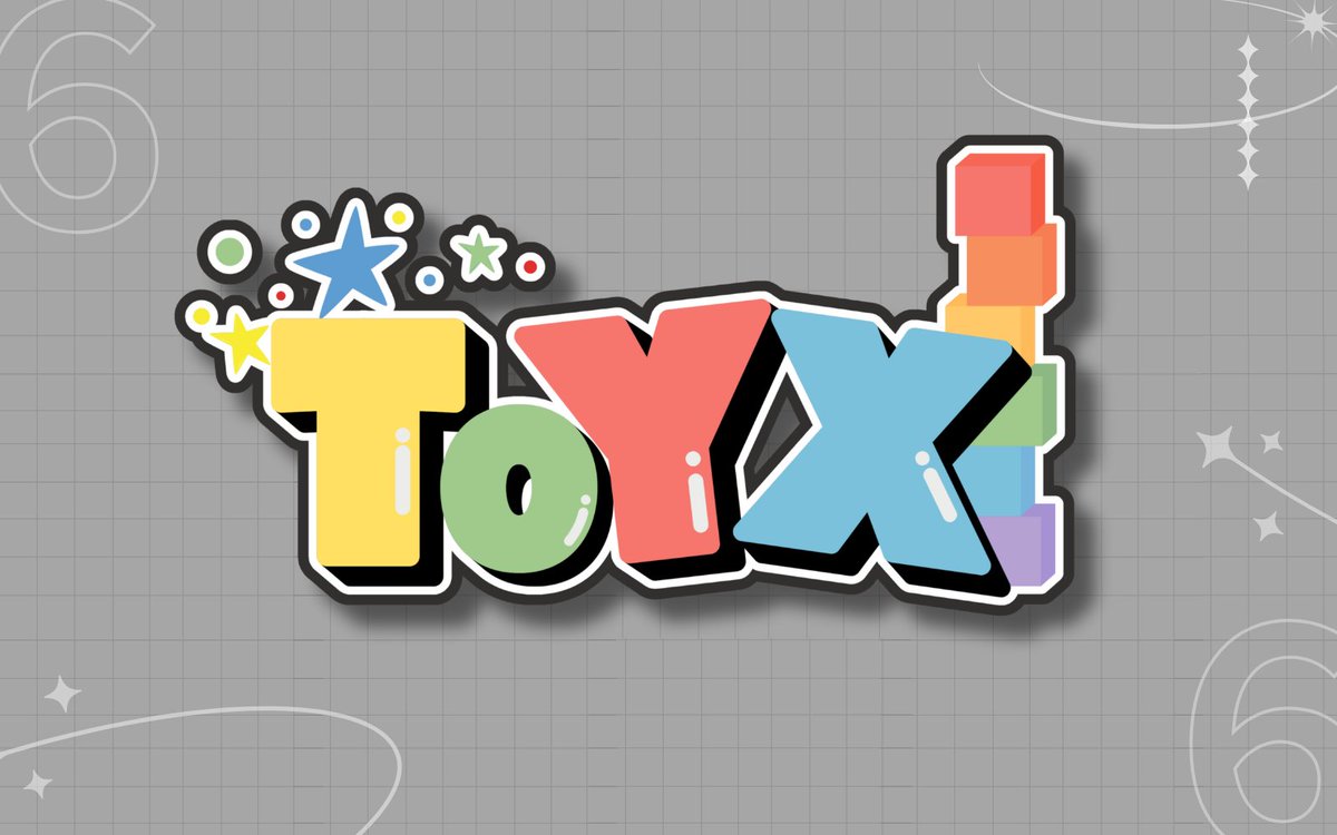 &lt;works&gt; 

こちら1次創作事業を展開されてらっしゃる　
Toyx studio『<a href="/ToyX_studio/">ToyX｜Official（トイックス公式）</a>』様の
コーポレートロゴをデザインさせて頂きました
おもちゃをイメージした可愛らしい作品です！！！