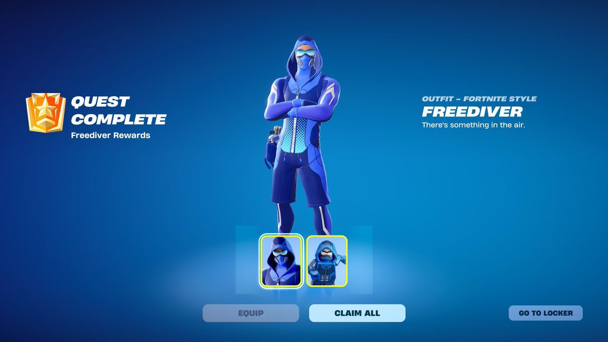 TTzVinc's tweet image. 🎁GIVEAWAY🎁

1x Freediver Skin💙
3x Bee Positive Starter Pack🐝
3x The Diamond Diva Starter Pack or 1 Month Fortnite Crew💎

- Follow me @TTzVinc ✅
- Like &amp;amp; Retweet♻️
- Tag 3 Friends in the comments!🎯

Ends in 12 Hours⏳
GOOD LUCK!🍀
