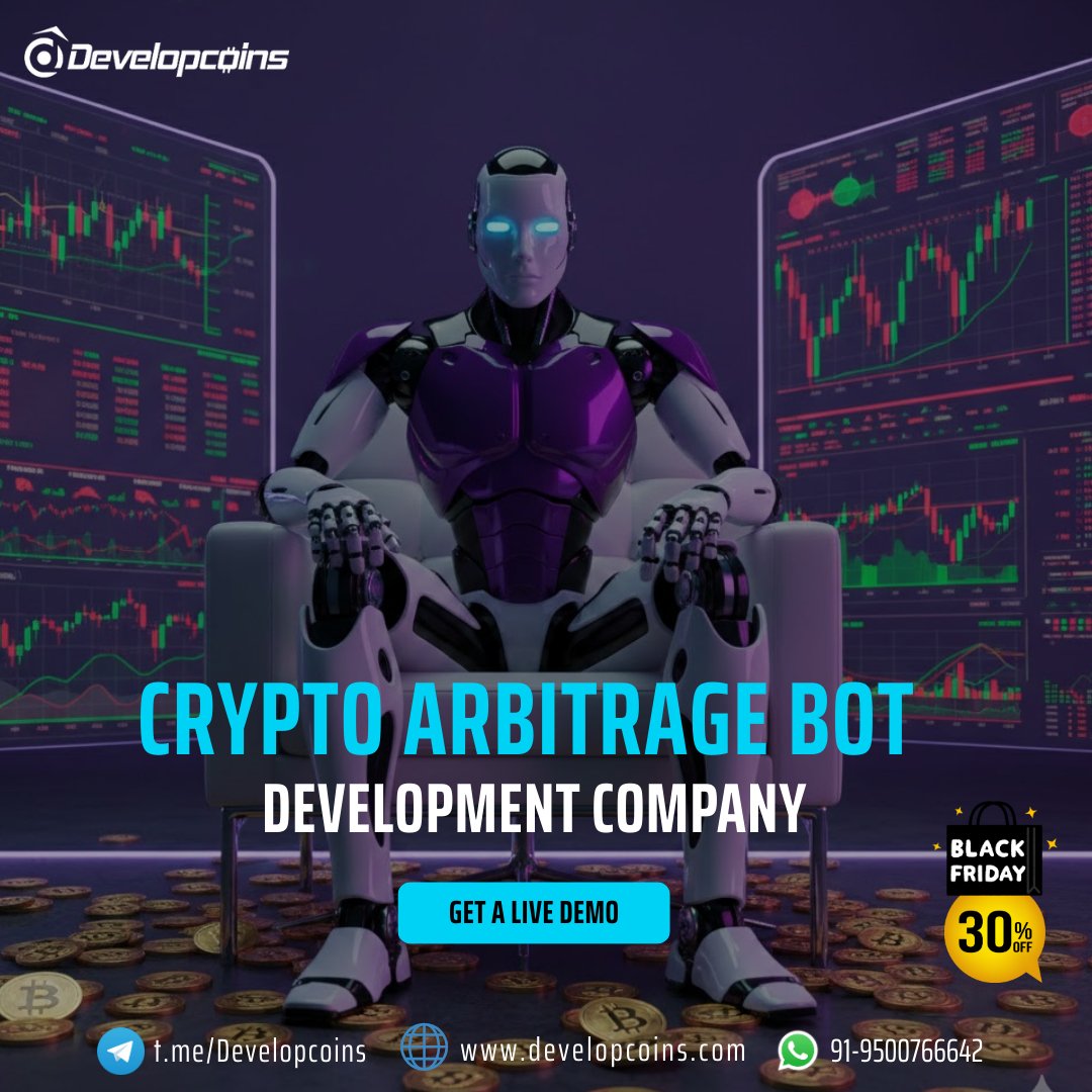 developcoins's tweet image. Hey crypto traders &amp;amp; founders! 

Black Friday 2025 is here — and so is your chance to launch a high-performance Crypto Arbitrage Trading Bot at an unbeatable price! 

Let’s build your profit-driven trading system &amp;gt;&amp;gt; developcoins.com/crypto-arbitra…

#SriLanka #Canada #Brazil #Mexico