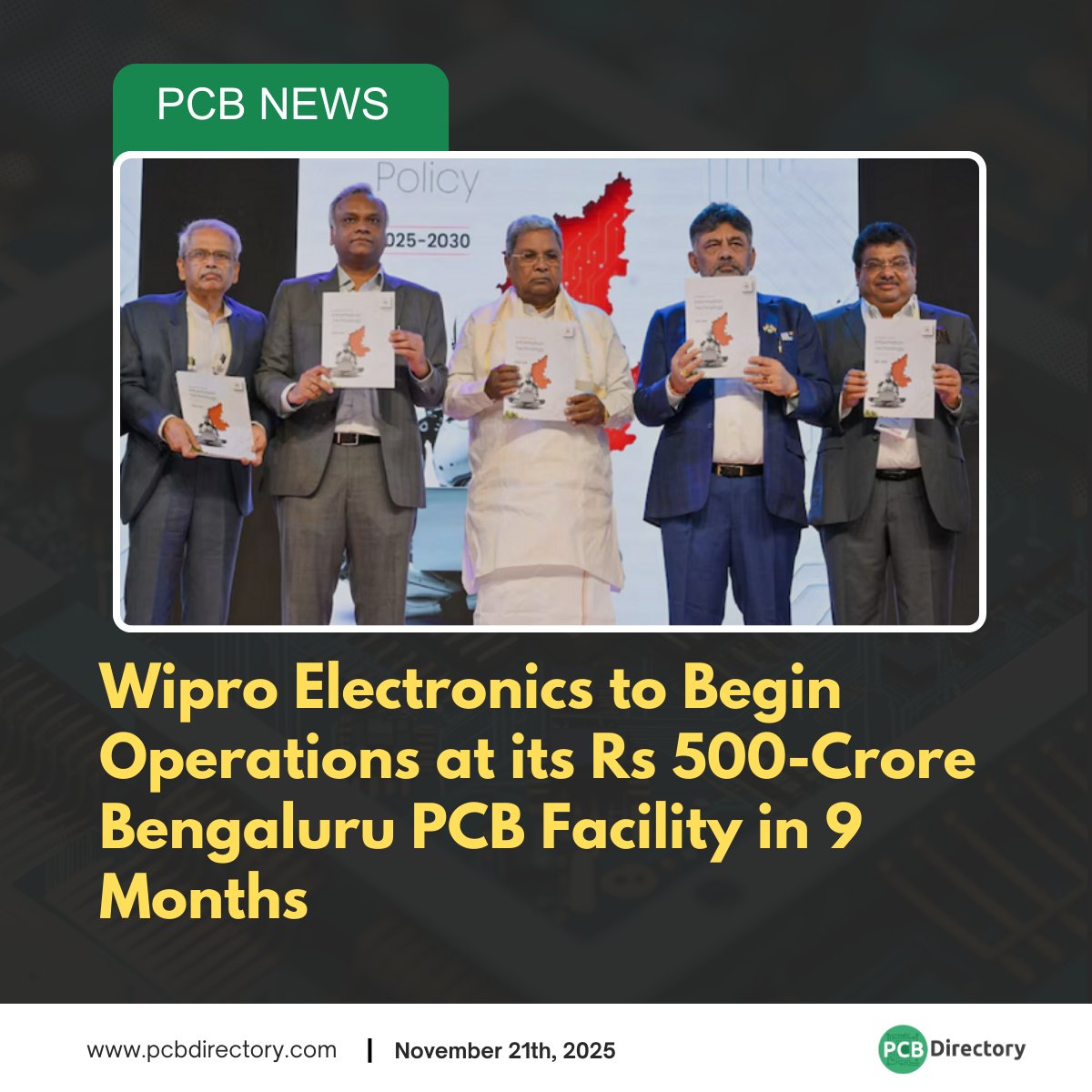 PCB_Directory's tweet image. Wipro Electronics is gearing up to launch its ₹500 crore PCB manufacturing unit in Doddaballapura within nine months.

Read more: ow.ly/imGi50XvEYa

#printedcircuit #news #industry #IndiaTech #manufacturing #Wipro #PCB #electronics #MakeInIndia