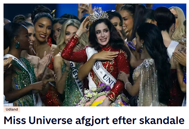 I et kort øjeblik troede jeg lige det var en kvindelig Michael Jackson-look-alike konkurrence hun havde vundet...