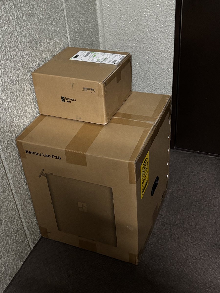 andGKN_'s tweet image. 届いた！
しかも置き配！
#P2S