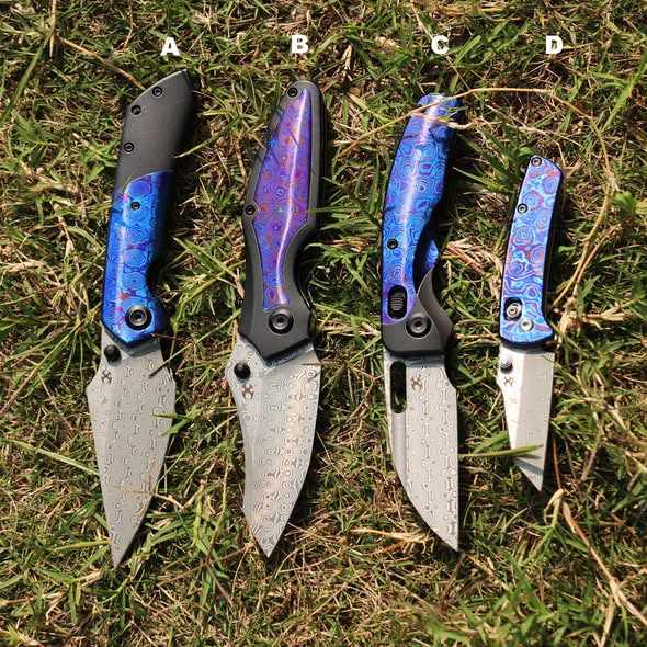 kansept_knives's tweet image. reurl.cc/gR2gNR
🧐Which one gets your heart??!

From Left to Right
💎Fenrir ✨Baba Yaga 🚀Vivid 🎈Little Main Street

#Timascus #EDC #Knifelife #CustomKnives #BladeArt #EverydayCarry #KnifeCommunity