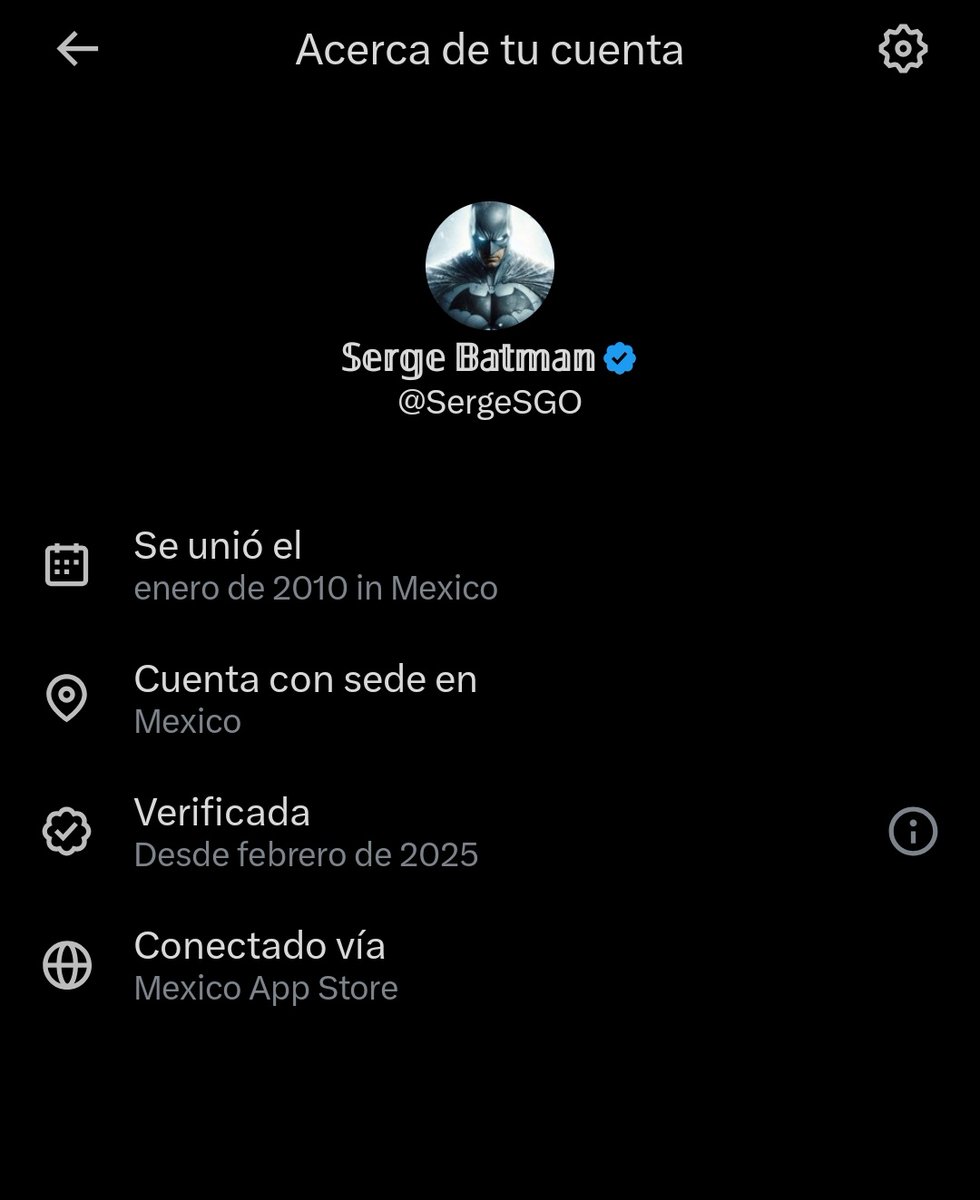 Que bueno que ya aparece la información. #Xtwitter