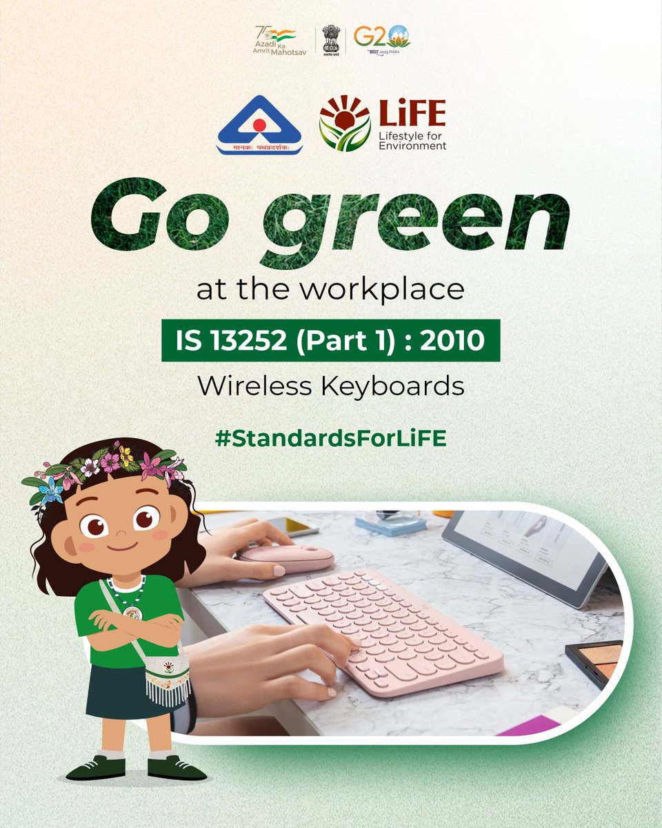 HeerDesai20's tweet image. Your lifestyle can make difference to the health of environment ! 🌎

Upgrade your lifestyle with eco-friendly choices.

#StandardsforLiFE
#MissionLiFE
#ProPlanetPeople 

@IndianStandards 
@moefcc 
@EnvironmentPib 
@EIACPIndia