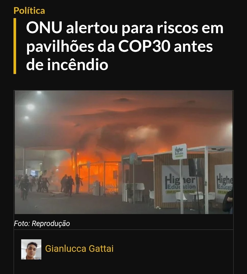 claudio_dantas_'s tweet image. ONU? E o Corpo de Bombeiros do Pará? A Prefeitura de Belém? A COP tinha alvará? claudiodantas.com.br/cop30-onu-aler…