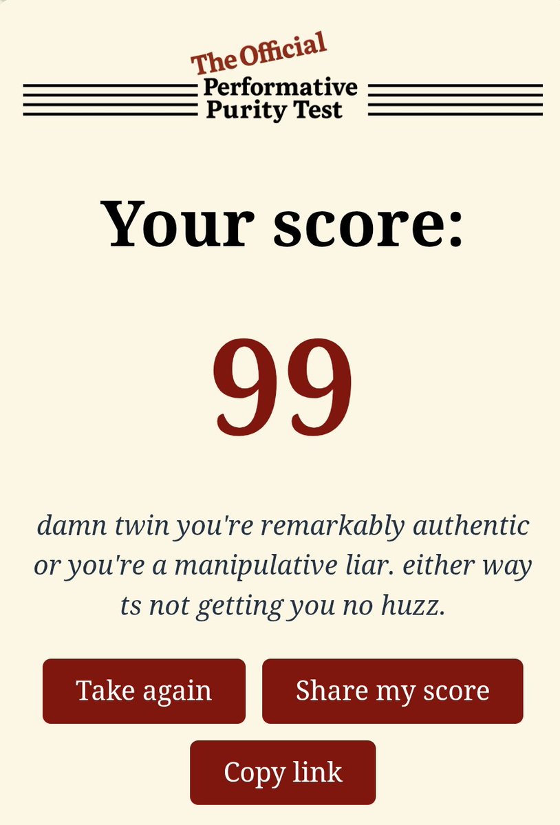 I am the fucking anti-performative or something 😭😭😭