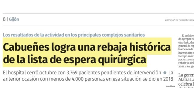 Impresionante trabajo de todos y cada uno de los que formamos este fabuloso Hospital ⁦<a href="/CAHU_Area_V/">CAHU Área Sanitaria V</a>⁩. Orgulloso de tod@s! #SomosCabueñes #KeepWorking