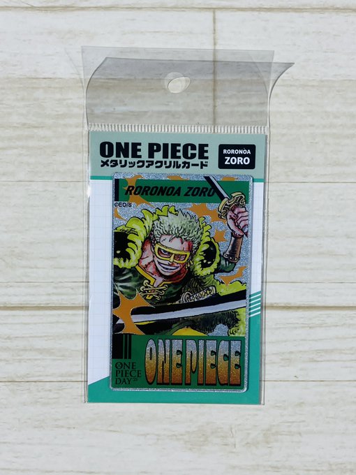 再入荷】原画商品 《 ONE PIECE DAY'25 》 メタリックアクリルカード