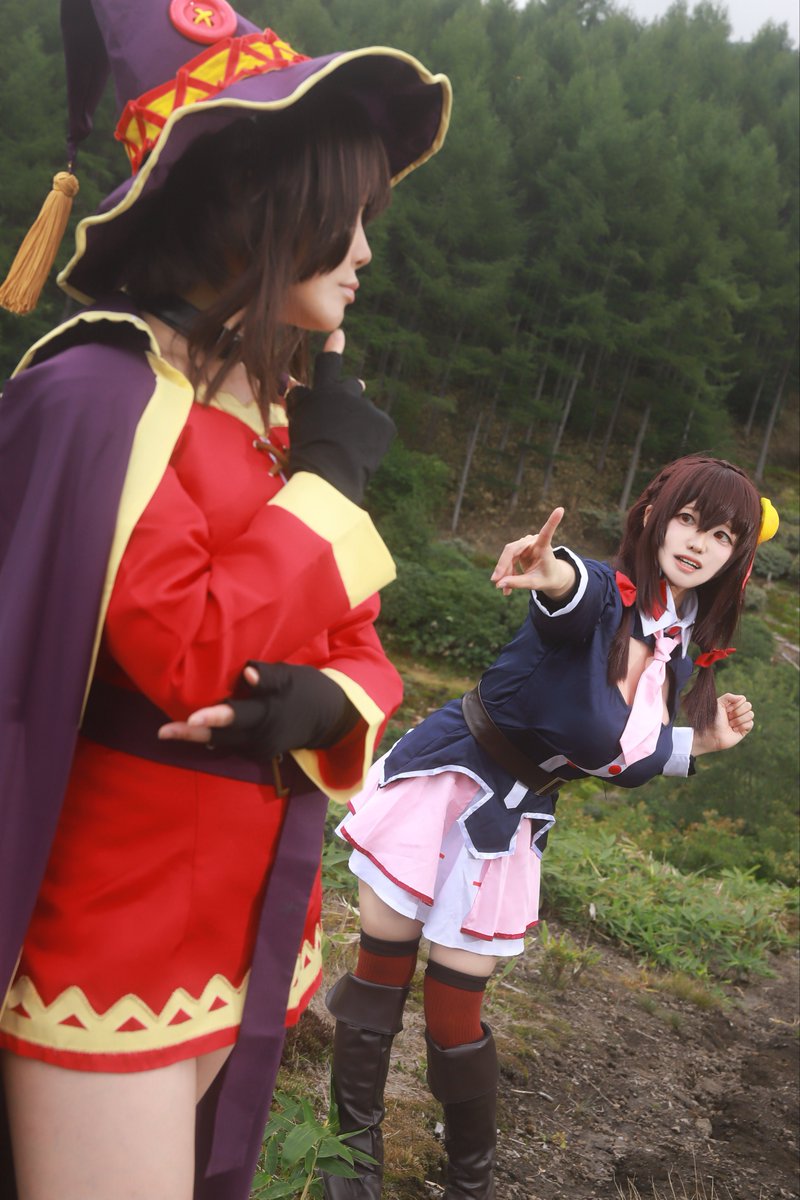 【Cosplay】     このすば

       ｢勝負よ！めぐみん！！！｣

📷たつやさん(<a href="/Live_Rock_life/">たつや🐉</a> )

めぐみん  菊壱さん(<a href="/kiku1569/">菊壱🥩11/20-23 2TAIL京都出店／京都秘封 世01.</a> )
ゆんゆん  はるまる