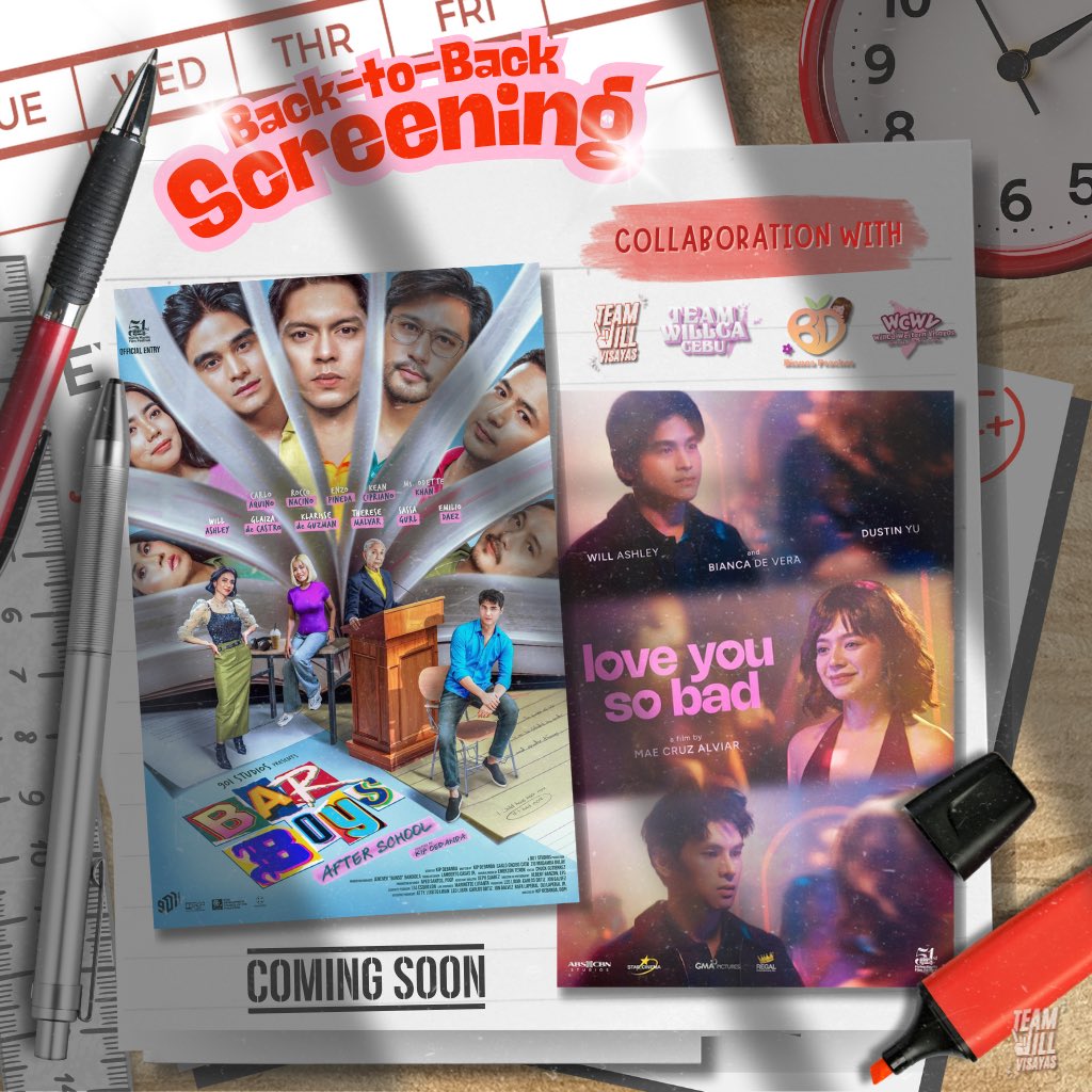 TeamWillVisayas's tweet image. 🎬 COLLAB TEASER DROP! 🎬

Something BIG is coming to Visayas! 💥

Team Will Visayas, WillCa Cebu (@wceb_ofc ), Peaches Visayas (@BDVPEACHESVIS), and WillCa Western Visayas (@willcawestvi) are joining forces for a massive fandom project! ♥️🩷🩵🍑

Presenting…
BACK-TO-BACK BLOCK…