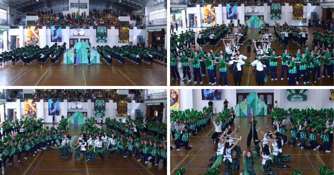 PAREFWoodrose's tweet image. Last week, Intrams 2025-2026 kicked off with a bang. Each year, the Red Conquerors, Blue Phoenixes, Green Griffins, and Gold Lions wow us with their creativity, teamwork, and unstoppable school spirit, and this time was no different. 

[1/2]