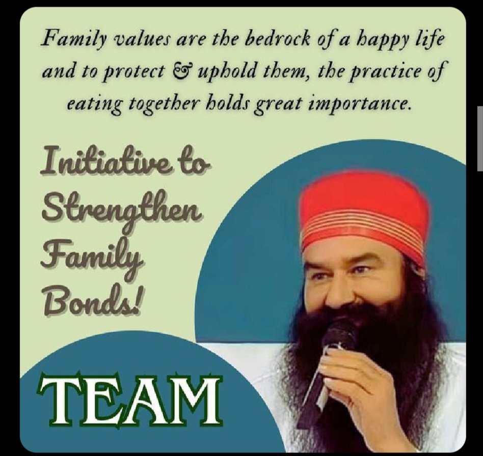 MeetPreetaman's tweet photo. #TEAM #FamilyBond
#TeamCampaign
#FamilyTime #FoodWithFamily
#SaintDrMSGInsan #RamRahim
#SaintGurmeetRamRahimSinghJi #TrendingMusic #TrendingReels #Trending #ReelsSaint Gurmeet Ram Rahim Singh Ji कहते हैं, 'परिवार के साथ बिताया समय जीवन का सबसे बड़ा धन है।' #T#SaintMSG #RamRahim https://t.co/22OuMrYba7