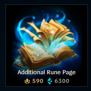 Yo <a href="/drewlevin/">Drew Levin</a>, hope you are well.
I have a question. 

With the BE prices for champions being balanced around the new BE income we have through the pass, was there no thought given to the rune page purchase?

I feel like 6300 BE for a single rune page is ridiculous.