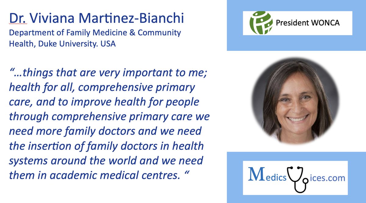 MedicsVoices's tweet image. Family Medicine at the centre of health care…
@vivimbmd @myncafp @PilarAstier
@WoncaEurope @woncaworld  @ruralwonca @eyfdm @NAPCRG @AnnFamMed  @AFPJournal  @TheABFM  @aafp @FPMJournal @STFM_FM
#woncaworld #FamilyMedicine #GeneralPractice #PrimaryCare #health