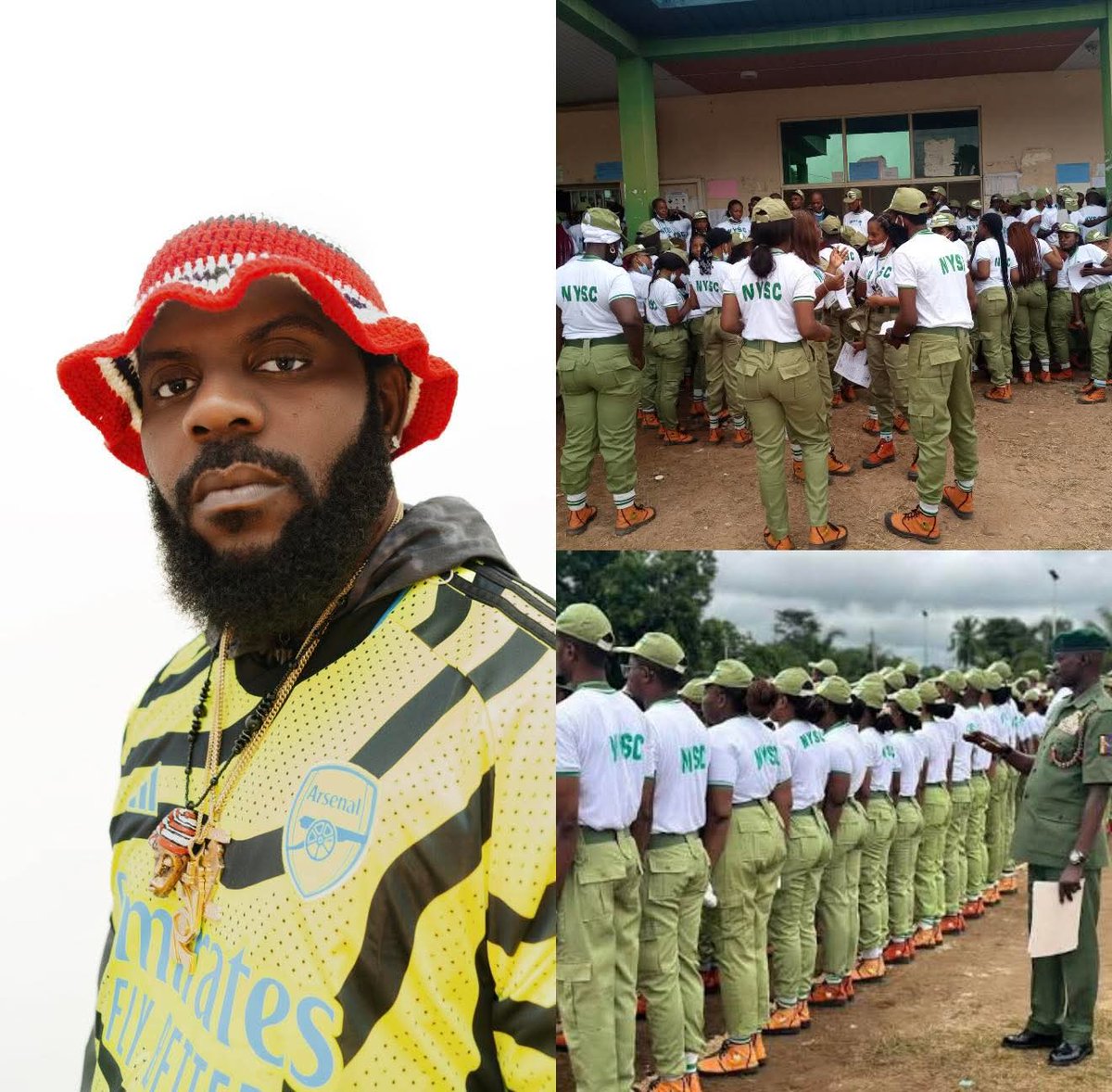 Breaking News 🚨🚨🚨

Odumodublvck has called on the Nigerian Government to immediately stop sending youths to different States for the NYSC program  since they can’t guarantee their protection . 

If they send you to one village now and they kidnap you , the government won’t
