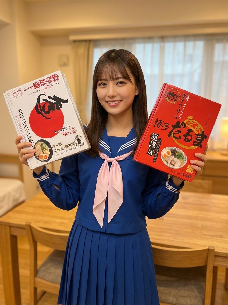 九州展でゲットした博多ラーメン食べるの楽しみだな💙