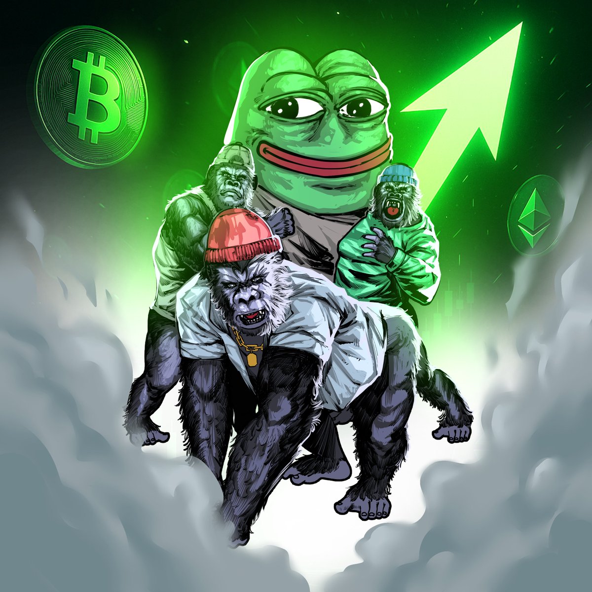 gm gm
It is indeed already late, following the Drip campaign for <a href="/apecoin/">ApeCoin</a> . But I'm trying my best to finish it. And here it is. I haven’t decided where to upload it yet — maybe I’ll decide tonight.