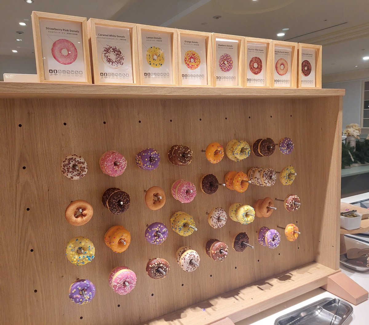 Wells_1983's tweet image. このドーナツの置き方考えた人天才だろ。