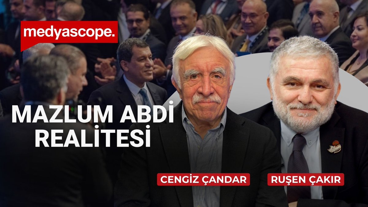 🔴 Mazlum Abdi realitesi
🔴 İmralı'ya heyet gidiyor
🔴 Demirtaş faktörü

💬 Ruşen Çakır'ın konuğu Cengiz Çandar değerlendiriyor

⏰ Bu akşam saat 19:00'te, şimdi YouTube katıl üyelerine özel erken gösterimde

🔗 youtu.be/5jw1u1bdUlc

<a href="/cakir_rusen/">rusen cakir</a>  <a href="/CengizCandar/">Cengiz Çandar</a>