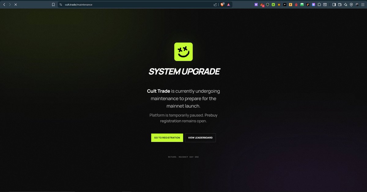 svnTank's tweet image. Gmonad gang,

If you haven&apos;t registered with @cultdottrade get on their website and do that.

Try to leave your bot accounts out so I can also get into the top 2000.
