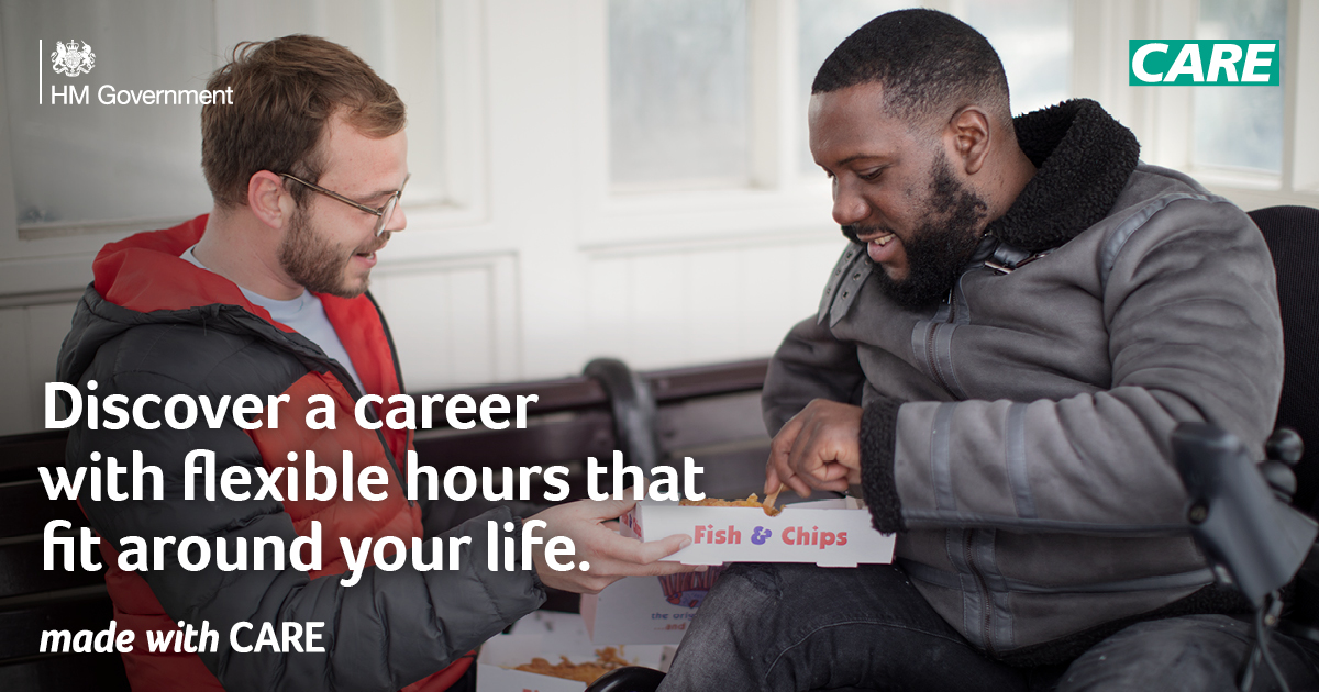 Make a difference, every day!

Looking for a meaningful career where you’ll be able to make a real difference to people’s lives every single day?

Whether you’re new to care or you’ve got years of experience, find your career in care here - adultsocialcare.co.uk/home.aspx