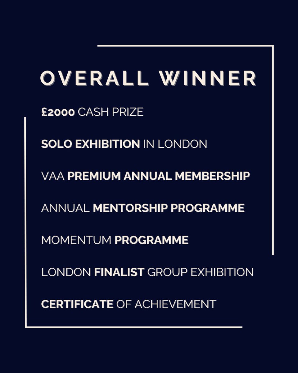 VisualArtOpen's tweet image. Visual Art Open 2026 - Deadline Approaching

Apply Now: visualartopen.com
Deadline: 18th December 2025

Showcase your art to a global audience. Apply today.

#VAO2026 #VisualArtOpen #ArtOpenCall #LiHao