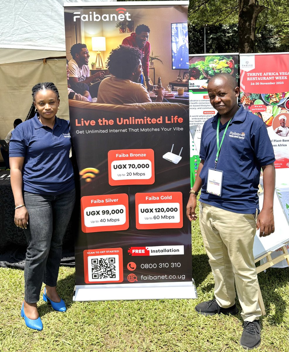 faibanet's tweet image. It is day two at the Ekkula Festival!
Come through to Sheraton Hotel and be part of the experience.

You don’t have to stress about being offline, We have got free internet for everyone.

#UnlimitedInternetExperience #Ekkulafestival2025